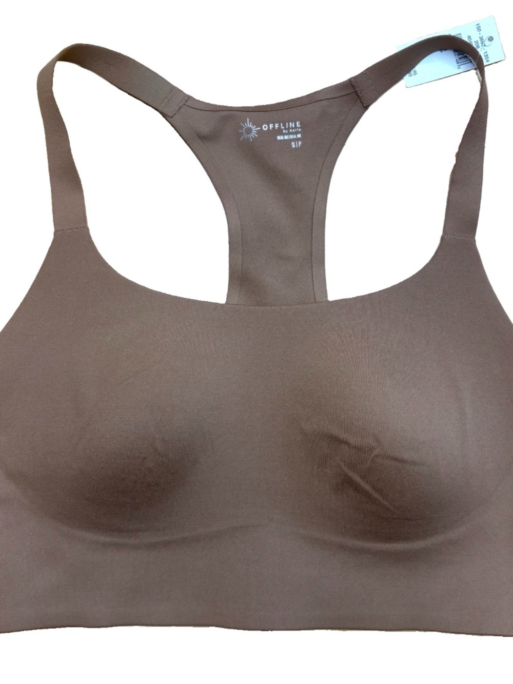 NWT Aerie Offline Brown Racerback Hold Me Up Bra
